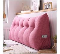 Preferspace Dorm Headboard Pillow Wedge Style for Bunk Bed Daybed with Ergonomic Design Pressure Distribution and Side Pocket Ideal for Creating Cozy Nook in Room