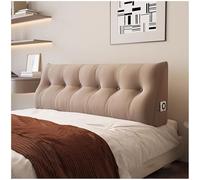 Preferspace Wedge Pillow for Headboard Bed with Ergonomic Lumbar Curve Comfort Fluffy Cotton Filling and Side Pocket Ideal for Sitting Up on Sofa Bed Daybed