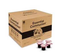 Prefilled Communion Cups and Wafer Set for Holy Eucharist Celebration in Hospitals, Summer Camps & More, Box of 50, Made with Concord Grape Juice & Wafer