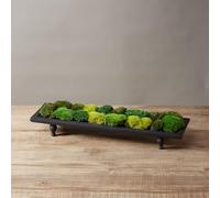 prefleur Only Moss No Bowl 4 Color Mix Pack Preserved Pole Moss Pillow Bun Cushion Natural Decorative Green DIY Kit Art Wall Florist Easter Decor (1.5 sq.ft, Green-A,Green-B,Green-C,Green-D)