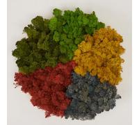 Prefleur Preserved Reindeer Mix Craft Moss Natural Green DIY Kit Gardenning Art Wall Decor Florist Easter Table Decor Wedding Decor (1lb)(Green-06 Green-01 Coral Sunflower Blue-1)(Style-3)