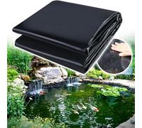 Preformed Pond Liner for Fish & Koi Carp - Heavy-Duty HDPE Flexible Membrane - 4 x 10m Waterproof Garden Pond Small Water Features Fountains