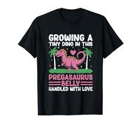 Pregasaurus Belly Mamasaurus Rex Funny Pregnancy Pregasaurus T-Shirt