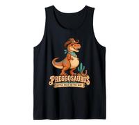 Preggosaurus Little Roar On The Way Pregnant Mom to Be Tank Top
