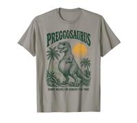 Preggosaurus Mamasaurus Announcement Mom to Be Pregnancy T-Shirt