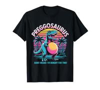 Preggosaurus Mamasaurus Announcement Mom to Be Pregnancy T-Shirt