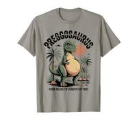 Preggosaurus Mamasaurus Announcement Mom to Be Pregnancy T-Shirt