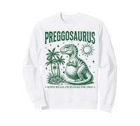 Preggosaurus Rawr Means I'm Hungry For Two Funny Pregnancy Sweatshirt