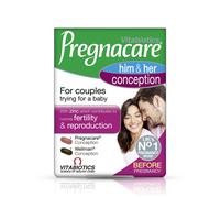 Pregnacare Conception Couples - Pregnancy Vitamins - UK's No.1 Pregnancy Brand. Greater Prenatal Care for Women, Supplement with Added Omega-3 DHA fo