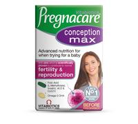 Pregnacare Conception Max - Pregnancy Vitamins - UK's No.1 Pregnancy Brand. Greater Prenatal Care for Women, Supplement with Added Omega-3 DHA for No