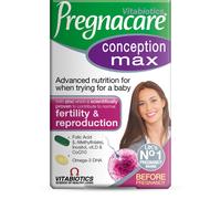 Pregnacare Fertility and Conception Max - Pregnancy Multivitamins - UK's No.1 Pregnancy Brand. Greater Prenatal Care for Women, Su