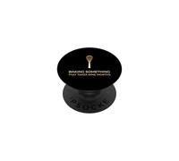 Pregnancy Announcement Baking Something Takes Nine Months PopSockets Adhesive PopGrip