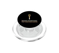 Pregnancy Announcement Baking Something Takes Nine Months PopSockets PopGrip for MagSafe