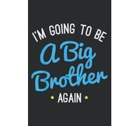 Pregnancy Announcement Big Brother Again: HEARTS JOURNAL: Planner, Diary, 6x9 120 Pages, Lined College Ruled Paper, Journal, Matte Finish Cover