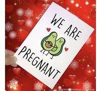 Pregnancy Announcement Card We are Pregnant Surprise Card Expecting A Baby Card Avocado Funny Mum and Dad to Be Card Surprise Fun Card PC244