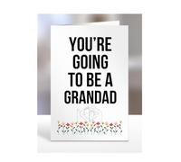 Pregnancy Announcement Card, You're going to be (a grandad A5-61-7)