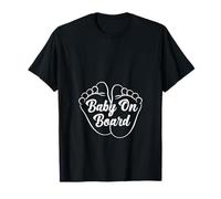 Pregnancy Announcement, Cute Baby Feet, Baby On Board T-Shirt