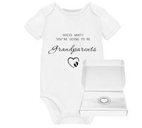 Pregnancy Announcement Grandparents Gifts Ideas Baby Reveal Vest Babygrow Coming Soon Grandparent Christmas Due Date Pregnant Onesie 2025 2026 With Box