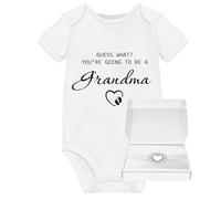 Pregnancy Announcement Ideas Baby Reveal Onesie Grandma To Be Gifts From Bump New Grandparent Nan Vest Due 2025 2026 Babygrow With Box