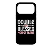 Pregnancy Announcement Mommy | Double Blessed Mom Of Twins Case for iPhone 17 Pro Max