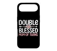 Pregnancy Announcement Mommy | Double Blessed Mom Of Twins Case for iPhone Air