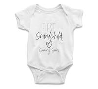 Pregnancy Announcement Onesie Bodysuit, Baby Announcement Unisex Baby Vest, First Grandchild Coming Soon, Pregnancy Reveal Gift Idea for Grandparents