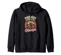 Pregnancy Announcement This Guy Is Going To Be A Grandpa Zip Hoodie