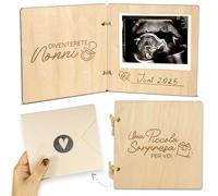 Pregnancy Announcement to Grandparents and Auntie - You will become a grandparent - You will become an aunt - Ideas to announce a pregnancy with sweetness - Pregnancy surprise with ultrasound | Mikito