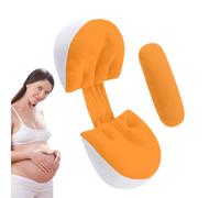 Pregnancy Body Pillow - Body Pregnancy Pillow, Maternity Support for Back | 30 Degree Buffer Slopes Pregnancy Support Pillow for Side Sleeping, Maternity Pillow Support for Back, Hips for Pregnancy