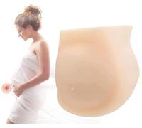 Pregnancy Bump Prop, Silicone Fake Belly for Performance, Soft and Breathable Artificial Pregnant Tummy Simulation for Film and Theatre Use, 10 Months