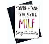 Pregnancy Cards Congratulations Card Colleague Card Baby On The Way Milf Funny Friend Joke Card Baby Shower Novelty Cards Pregnant PC445