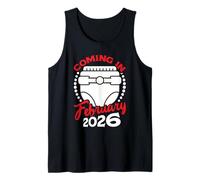 Pregnancy COMING FEBRUARY 2026 Funny Mom-to-be Tank Top