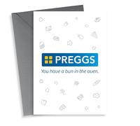 Pregnancy congratulations card, bun in the oven