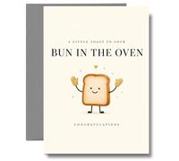 Pregnancy Congratulations Card Bun in the Oven Toast PREG13