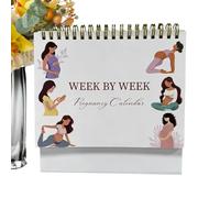 Pregnancy Countdown Calendar, Hardcover Weekly Companion - Diary for Expecting Mothers | Planning Development Documentation for Parents Family Home