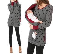 Pregnancy Cute Tops Breastfeeding Graphic 2025 Postpartum Outfits for Women Nursing Crew Neck Workout Breast Feeding Jumpers for Women uk