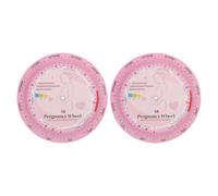 Pregnancy Date Wheel 2pcs Paper Gestational Calculator