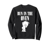 Pregnancy Humor Buns in the Oven Mom to Be Design Sweatshirt