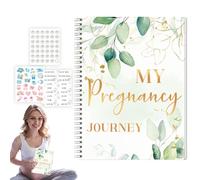 PREGNANCY JOURNAL - 82.68 Inch Memory Journal | Paper Planner: Treasured Pregnancy Memory Book with Smooth Writing Pages Tracks Baby's Growth and Hers