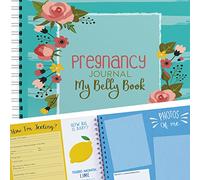 Pregnancy Journal and Baby Memory Book with Stickers, Perfect Maternity Gift for Expecting Mothers