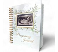 Pregnancy Journal - Hardcover Memory Book, Journal for First Time Moms, Mom Diary, Ultrasound Baby Memory Album