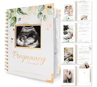 Pregnancy Journal Memory Book - 90 Pages Hardcover Pregnancy Book, Pregnancy Planner, Pregnancy Journals for First Time Moms, Baby Memory Book, Mom Book Diary, Ultrasound Baby Book Memory (Inspire)
