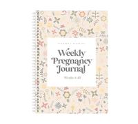 Pregnancy Journal - Mother-hood Weekly Notebook, Keepsake Scrapbook, Pregnancy Planner | 8.3x11.2 Baby Timeline Diary For Prenatal Documentation, Maternity Memory Organizer, New-mom Gift,