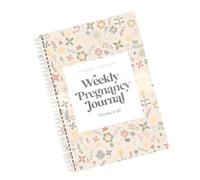 Pregnancy Journal Notebook with 4-42 Weekly Sections for Tracking Body Changes and Emotional Journey During Maternity Pregnancy Journal