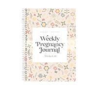 Pregnancy Journal Notebook with 4-42 Weekly Sections for Tracking Body Changes and Emotional Journey During Maternity Pregnancy Journal