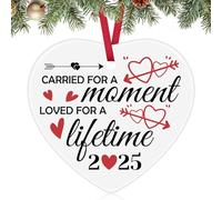 Pregnancy Loss Memorial Keepsake Miscarriage Gifts for Mothers Dad Christmas Ornament Ceramic Ornament Loss of Baby Sympathy Gift Infant Memorial Gifts Bereavement Condolences Gift for Mothers