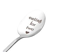 Pregnancy Mothers Day Gifts for New Mum Mother Eating for Two Gift for Pregnant Mom Birthday Gifts for Mom Mum to Be Baby Announcement Gifts for Mummy Pregnancy Gifts for Mum Expecting Gift Spoon