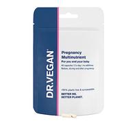 Pregnancy Multinutrient | Folic Acid 400ug | Essential Nutrients | 60 Plant Based Capsules | Two-A-Day | DR.VEGAN