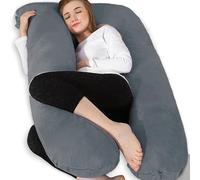 Pregnancy Pillow - 55 Inch U Shaped Maternity Pillow for Full Body Support, Comfortable for Sleeping, Washable Cover