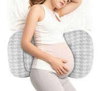 Pregnancy Pillows for Sleeping Memory Foam Pregnancy Pillow with Adjustable Strap for Side Sleeper, Maternity Pillow Support for Back, Belly, Hips for Pregnant Women, Portable Travel Wedge Pillow